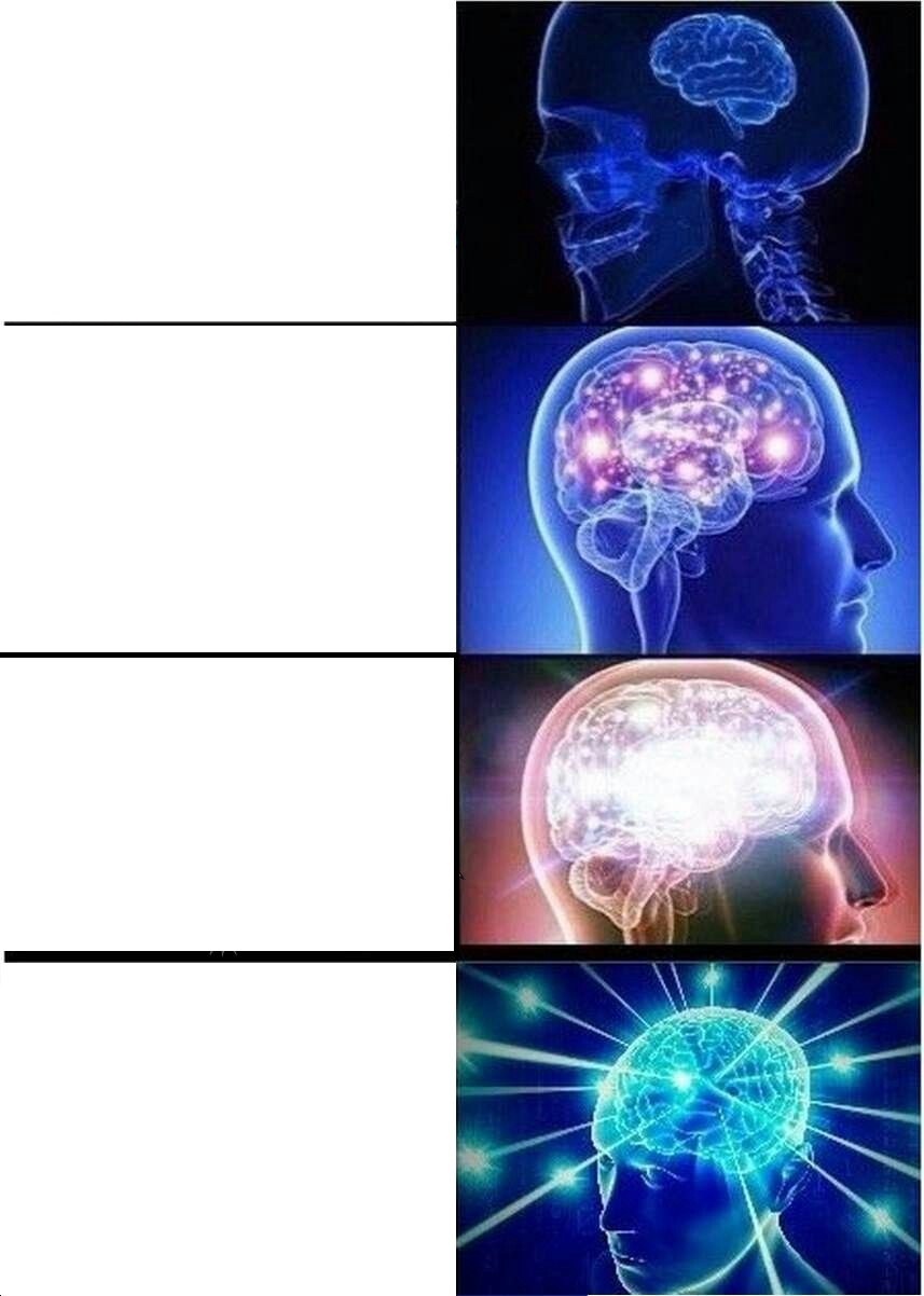 Expanding Brain meme about Volant