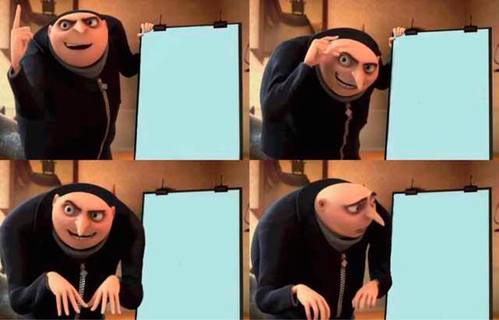 Gru's Plan meme about Volant