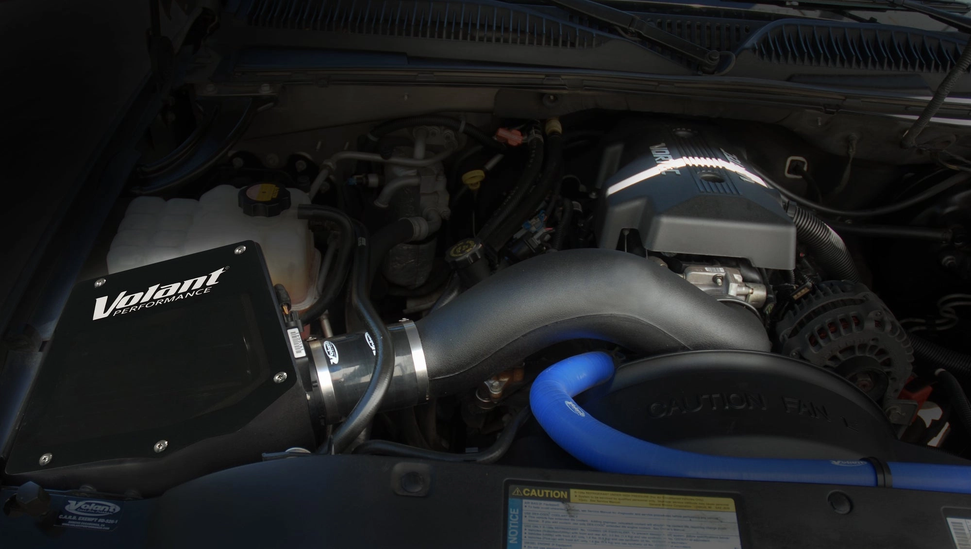 Closed Box Air Intake (15253) installed in the engine bay